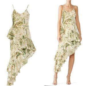 Hemant & Nandita Emerald Multi Floral Dress